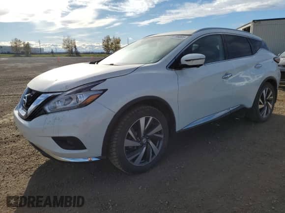 2016 Nissan Murano SL with VIN 5N1AZ2MH3GN106764, listed as a Copart auction lot 85196865 with 217,454 mi miles and Salvage title. Bid and sale history available at DreamBid. Image 1.