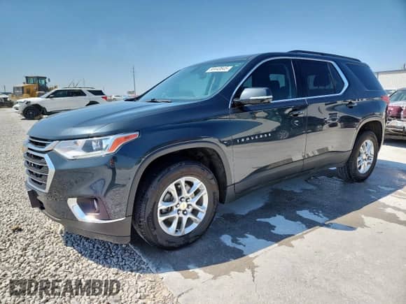 2020 Chevrolet Traverse LT Cloth z VIN 1GNERGKW1LJ228519, wystawiony jako Copart lot #80440645 z przebiegiem 128 089 mil mil oraz Czysty tytuł • Clean title. Historia ofert i sprzedaży dostępna na DreamBid. Obrazek 1.