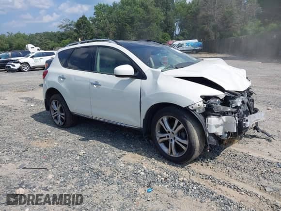 2009 Nissan Murano SL with VIN JN8AZ18W79W125262, listed as a IAAI auction lot 42802546 with 146,588 mi miles and . Bid and sale history available at DreamBid. Image 1.