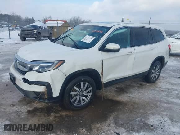 2022 Honda Pilot EX-L с VIN 5FNYF6H5XNB034914, выставлен на аукционе IAAI как лот 41251696 с пробегом 54 241 миль миль и . История ставок и продаж доступна на DreamBid. Изображение 19.
