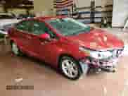 2017 Chevrolet Cruze LT with VIN 1G1BE5SM0H7232701, listed as a Copart auction lot 62901715 with 76,174 mi miles and Salvage title. Bid and sale history available at DreamBid. Image 4.