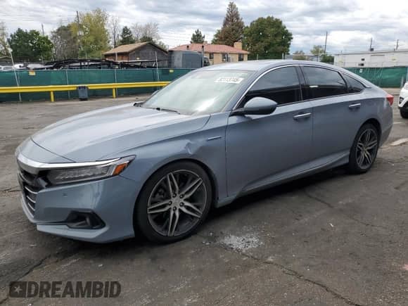 2021 Honda Accord Touring с VIN 1HGCV3F9XMA009005, выставлен на аукционе Copart как лот 82113745 с пробегом 127 250 миль миль и Списание • Salvage title. История ставок и продаж доступна на DreamBid. Изображение 1.