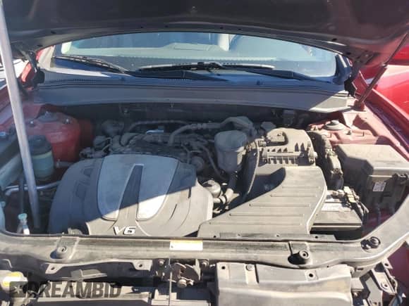 2012 Hyundai Santa Fe SE with VIN 5XYZHDAGXCG162350, listed as a Copart auction lot 70874435 with 163,084 mi miles and Salvage title. Bid and sale history available at DreamBid. Image 12.