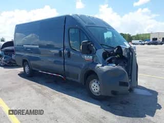 2021 Ram ProMaster Cargo с VIN 3C6MRVJGXME570883, выставлен на аукционе IAAI как лот 42858455 с пробегом 43 947 миль миль и . История ставок и продаж доступна на DreamBid. Изображение 1.