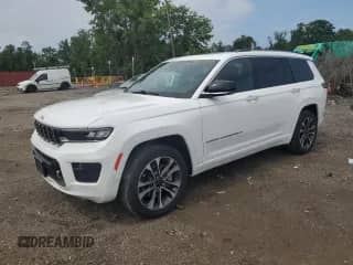 2021 Jeep Grand Cherokee Overland with VIN 1C4RJKDG3M8168486, listed as a Copart auction lot 63404445 with 46,220 mi miles and Salvage title. Bid and sale history available at DreamBid. Image 1.