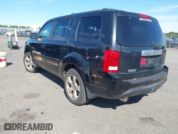 2013 Honda Pilot EX with VIN 5FNYF4H42DB025201, listed as a IAAI auction lot 42759374 with 153,875 mi miles and . Bid and sale history available at DreamBid. Image 3.