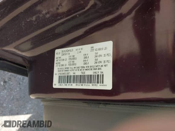 2005 Dodge Dakota SLT с VIN 1D7HE42N05S193871, выставлен на аукционе IAAI как лот 42587320 с пробегом 130 122 миль миль и . История ставок и продаж доступна на DreamBid. Изображение 9.