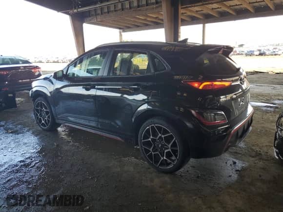 2023 Hyundai Kona с VIN KM8KH3AC4PU008709, выставлен на аукционе Copart как лот 85680354 с пробегом 9 278 миль миль и Списание • Salvage title. История ставок и продаж доступна на DreamBid. Изображение 2.