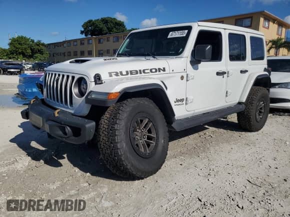 2022 Jeep Wrangler Unlimited Rubicon 392 с VIN 1C4JJXSJ8NW102697, выставлен на аукционе Copart как лот 67171155 с пробегом 34 094 миль миль и Списание • Salvage title. История ставок и продаж доступна на DreamBid. Изображение 1.
