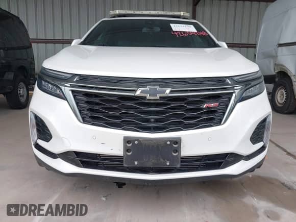 2023 Chevrolet Equinox RS with VIN 3GNAXMEG3PL232948, listed as a IAAI auction lot 42634248 with 45,426 mi miles and . Bid and sale history available at DreamBid. Image 18.