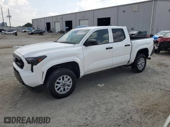 2024 Toyota Tacoma SR with VIN 3TYKD5HN6RT010587, listed as a Copart auction lot 69181285 with 17,942 mi miles and Salvage title. Bid and sale history available at DreamBid. Image 1.
