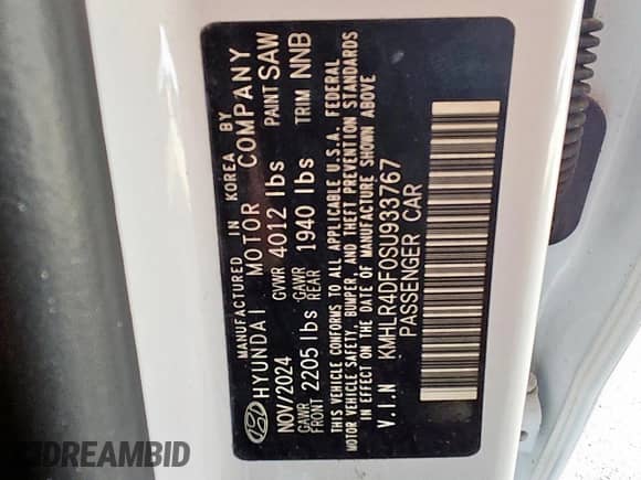 2025 Hyundai Elantra N Line z VIN KMHLR4DF0SU933767, wystawiony jako Copart lot #67764285 z przebiegiem 20 976 mil mil oraz Czysty tytuł • Clean title. Historia ofert i sprzedaży dostępna na DreamBid. Obrazek 12.