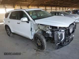 2022 Hyundai Palisade SEL с VIN KM8R44HE7NU476129, выставлен на аукционе Copart как лот 70677034 с пробегом 17 564 миль миль и Списание • Salvage title. История ставок и продаж доступна на DreamBid. Изображение 4.