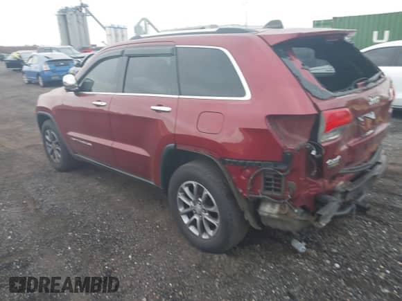 2014 Jeep Grand Cherokee Limited z VIN 1C4RJFBG1EC516049, wystawiony jako IAAI lot #43020670 z przebiegiem 139 749 mil mil oraz . Historia ofert i sprzedaży dostępna na DreamBid. Obrazek 3.