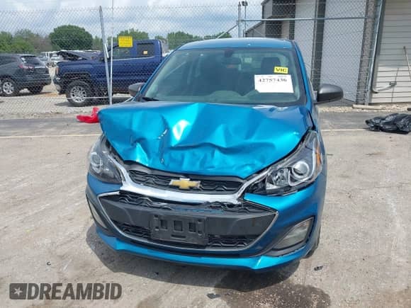 2020 Chevrolet Spark LS with VIN KL8CB6SA0LC429957, listed as a IAAI auction lot 42757430 with 51,824 mi miles and . Bid and sale history available at DreamBid. Image 12.