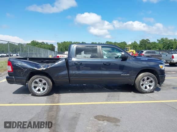 2021 Ram 1500 Big Horn with VIN 1C6SRFMT4MN663514, listed as a IAAI auction lot 42419526 with 47,568 mi miles and . Bid and sale history available at DreamBid. Image 13.