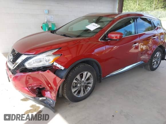 2017 Nissan Murano SL z VIN 5N1AZ2MH4HN175416, wystawiony jako IAAI lot #42345395 z przebiegiem 72 962 mil mil oraz . Historia ofert i sprzedaży dostępna na DreamBid. Obrazek 17.