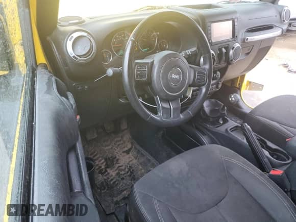 2015 Jeep Wrangler Rubicon with VIN 1C4BJWCG8FL691061, listed as a Copart auction lot 56528213 with 100,927 mi miles and . Bid and sale history available at DreamBid. Image 8.