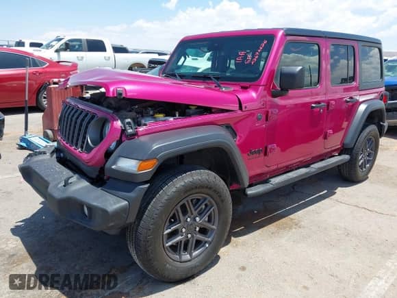 2024 Jeep Wrangler Sport S с VIN 1C4PJXDN1RW363914, выставлен на аукционе IAAI как лот 42674626 с пробегом 10 893 миль миль и . История ставок и продаж доступна на DreamBid. Изображение 4.