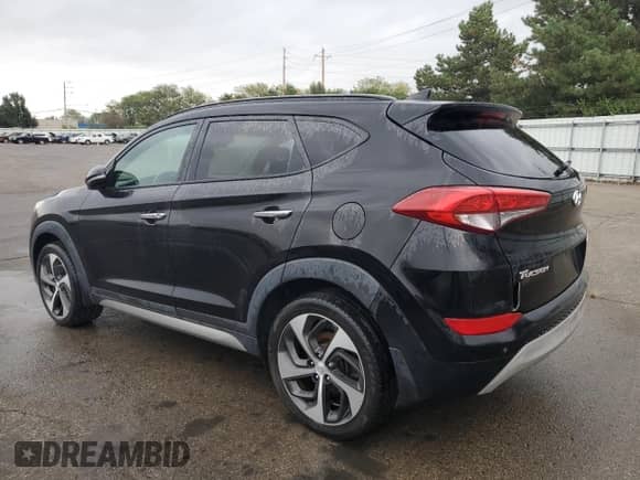 2017 Hyundai Tucson Limited with VIN KM8J3CA28HU280165, listed as a Copart auction lot 80694215 with 103,689 mi miles and Clean title. Bid and sale history available at DreamBid. Image 2.
