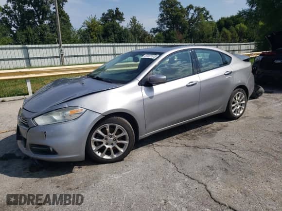 2015 Dodge Dart Limited with VIN 1C3CDFCB1FD165675, listed as a Copart auction lot 69201515 with 169,936 mi miles and Salvage title. Bid and sale history available at DreamBid. Image 1.