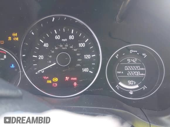 2021 Honda HR-V LX with VIN 3CZRU6H3XMM753142, listed as a IAAI auction lot 43340959 with 22,220 mi miles and . Bid and sale history available at DreamBid. Image 7.