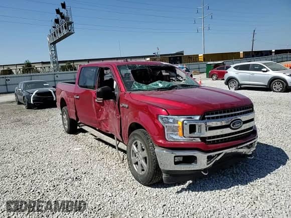 2020 Ford F-150 XLT with VIN 1FTFW1E58LFA36619, listed as a Copart auction lot 81310115 with 130,723 mi miles and Salvage title. Bid and sale history available at DreamBid. Image 13.