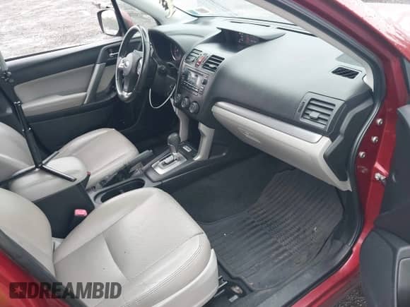 2014 Subaru Forester Limited z VIN JF2SJAHC9EH452369, wystawiony jako IAAI lot #43408275 z przebiegiem 142 629 mil mil oraz . Historia ofert i sprzedaży dostępna na DreamBid. Obrazek 5.