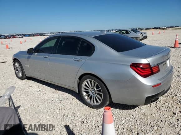 2013 BMW 7 Series 750i with VIN WBAYA8C54DC996698, listed as a Copart auction lot 53235915 with 116,247 mi miles and Salvage title. Bid and sale history available at DreamBid. Image 2.