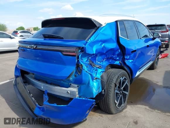 2024 Chevrolet Equinox EV LT with VIN 3GN7DLRP5RS270357, listed as a IAAI auction lot 42789795 with 5,149 mi miles and . Bid and sale history available at DreamBid. Image 23.