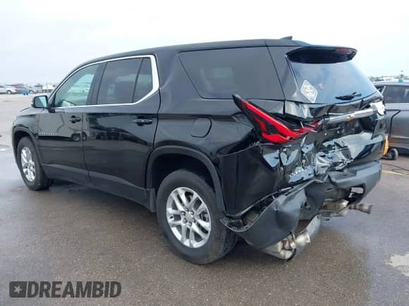2023 Chevrolet Traverse LS z VIN 1GNERFKW1PJ333545, wystawiony jako IAAI lot #42745275 z przebiegiem 25 835 mil mil oraz . Historia ofert i sprzedaży dostępna na DreamBid. Obrazek 3.