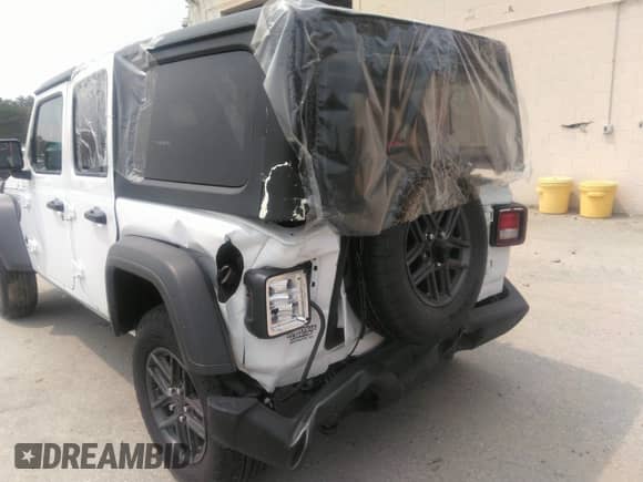 2025 Jeep Wrangler Sport S with VIN 1C4PJXDN4SW540350, listed as a IAAI auction lot 42308186 with 1,309 mi miles and . Bid and sale history available at DreamBid. Image 6.