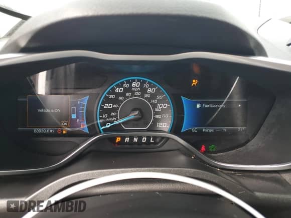 2017 Ford C-Max SE с VIN 1FADP5EU7HL104619, выставлен на аукционе Copart как лот 70015945 с пробегом 83 939 миль миль и Чистый • Clean title. История ставок и продаж доступна на DreamBid. Изображение 9.