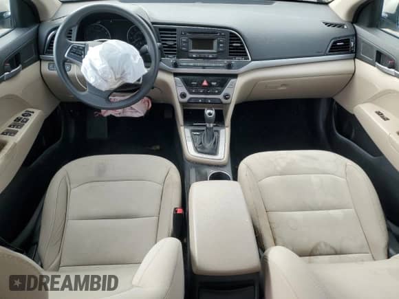 2017 Hyundai Elantra SE with VIN 5NPD74LF6HH177025, listed as a Copart auction lot 82204025 with 67,662 mi miles and Salvage title. Bid and sale history available at DreamBid. Image 8.