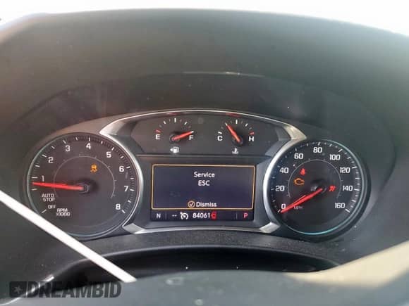 2020 Chevrolet Equinox Premier with VIN 2GNAXNEV3L6249669, listed as a Copart auction lot 84013405 with 84,061 mi miles and Salvage title. Bid and sale history available at DreamBid. Image 9.