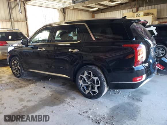 2021 Hyundai Palisade Calligraphy with VIN KM8R7DHE8MU280979, listed as a Copart auction lot 40269054 with 41,843 mi miles and . Bid and sale history available at DreamBid. Image 2.