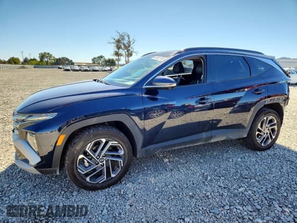 2025 Hyundai Tucson Limited with VIN KM8JEDD1XSU261174, listed as a Copart auction lot 90303745 with 19,622 mi miles and Salvage title. Bid and sale history available at DreamBid. Image 1.