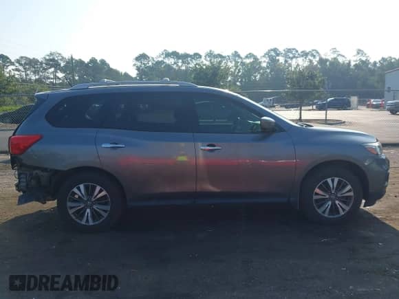 2017 Nissan Pathfinder S with VIN 5N1DR2MN0HC681730, listed as a IAAI auction lot 43265055 with 134,751 mi miles and . Bid and sale history available at DreamBid. Image 13.