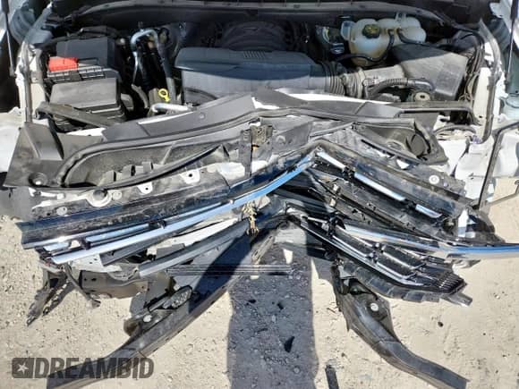 2023 Chevrolet Tahoe Premier with VIN 1GNSCSKD2PR262160, listed as a Copart auction lot 81327285 with 25,164 mi miles and Salvage title. Bid and sale history available at DreamBid. Image 12.