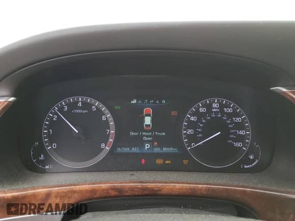 2014 Hyundai Equus Ultimate с VIN KMHGH4JHXEU086917, выставлен на аукционе Copart как лот 78312084 с пробегом 85 435 миль миль и Чистый • Clean title. История ставок и продаж доступна на DreamBid. Изображение 9.