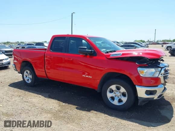 2022 Ram 1500 Big Horn with VIN 1C6RRFBG9NN278777, listed as a IAAI auction lot 41982381 with 66,070 mi miles and . Bid and sale history available at DreamBid. Image 1.