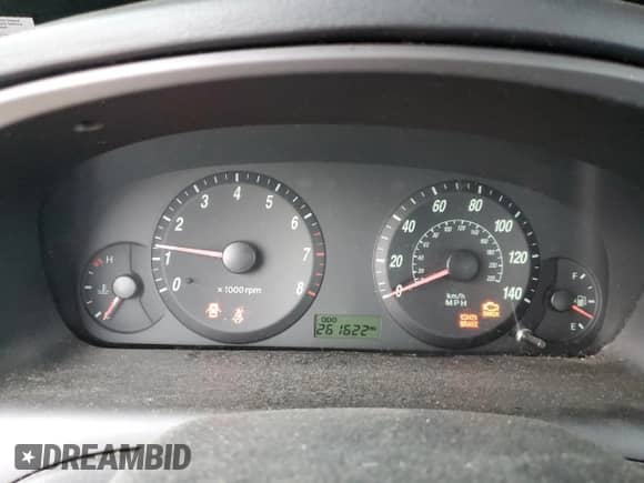 2005 Hyundai Elantra GLS z VIN KMHDN46D85U186001, wystawiony jako Copart lot #73660224 z przebiegiem 261 622 mil mil oraz Szkoda całkowita • Salvage title. Historia ofert i sprzedaży dostępna na DreamBid. Obrazek 9.