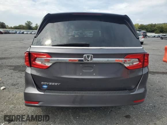2018 Honda Odyssey LX with VIN 5FNRL6H29JB043696, listed as a Copart auction lot 80569835 with 29,515 mi miles and Salvage title. Bid and sale history available at DreamBid. Image 6.