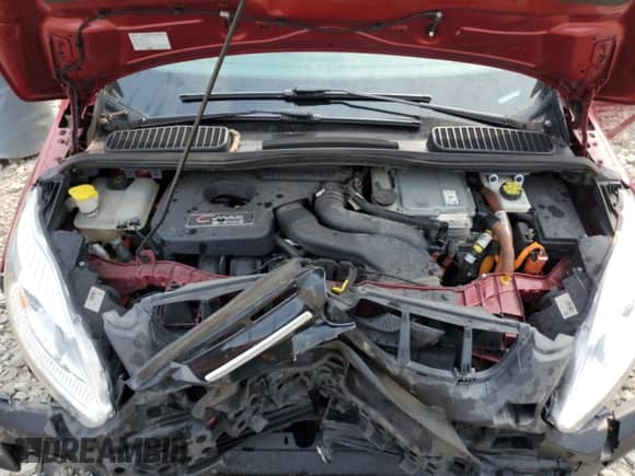 2017 Ford C-Max SE with VIN 1FADP5EU9HL107912, listed as a Copart auction lot 66146235 with 93,640 mi miles and Non repairable. Bid and sale history available at DreamBid. Image 11.