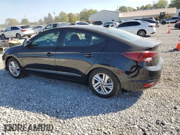 2019 Hyundai Elantra SEL z VIN KMHD84LF6KU781308, wystawiony jako Copart lot #82183135 z przebiegiem 92 460 mil mil oraz Szkoda całkowita • Salvage title. Historia ofert i sprzedaży dostępna na DreamBid. Obrazek 2.