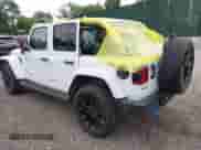 2023 Jeep Wrangler Sahara with VIN 1C4JJXP63PW683629, listed as a IAAI auction lot 43033295 with 29,261 mi miles and . Bid and sale history available at DreamBid. Image 3.