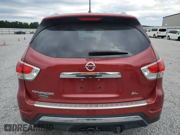 2015 Nissan Pathfinder S z VIN 5N1AR2MNXFC699734, wystawiony jako Copart lot #71018475 z przebiegiem 57 185 mil mil oraz Szkoda całkowita • Salvage title. Historia ofert i sprzedaży dostępna na DreamBid. Obrazek 6.