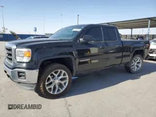 2015 GMC Sierra 1500 with VIN 1GTR1TEH1FZ422724, listed as a Copart auction lot 53283805 with 165,911 mi miles and Salvage title. Bid and sale history available at DreamBid. Image 1.