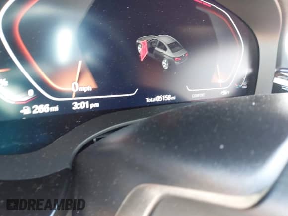 2023 BMW 5 Series 530i with VIN WBA53BH07PWX97588, listed as a IAAI auction lot 42719769 with 5,158 mi miles and . Bid and sale history available at DreamBid. Image 7.