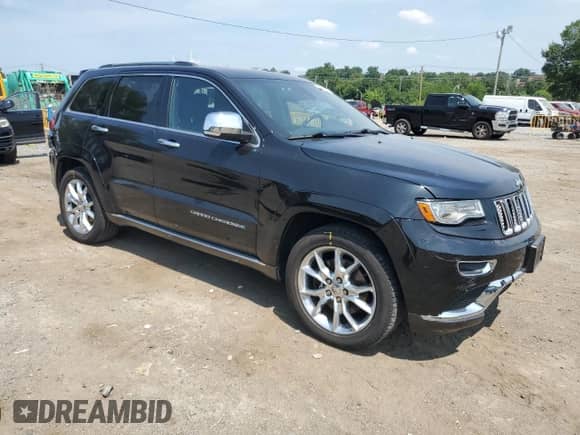 2014 Jeep Grand Cherokee Summit with VIN 1C4RJFJT4EC508994, listed as a Copart auction lot 66526655 with 107,657 mi miles and Salvage title. Bid and sale history available at DreamBid. Image 4.